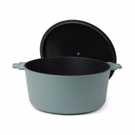 Oala cocotte VINGA Monte Heritage 5.5 L, fonta emailata, capacitate mare [2]