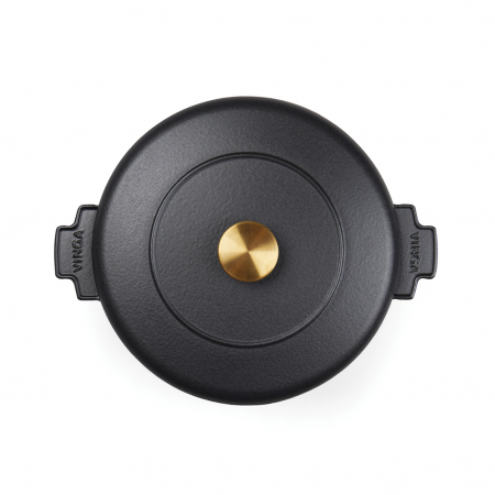 Oala cocotte VINGA Monte Heritage 5.5 L, fonta emailata, capacitate mare [3]