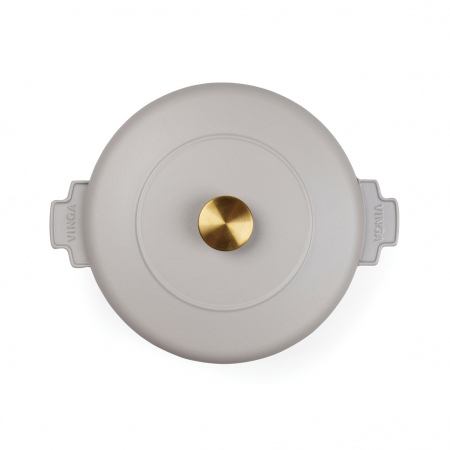 Oala cocotte VINGA Monte Heritage 5.5 L, fonta emailata, capacitate mare [3]