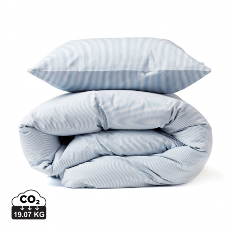 Decor si interior - Set lenjerie pat VINGA Montgomery – bumbac premium 100%| 4 piese
