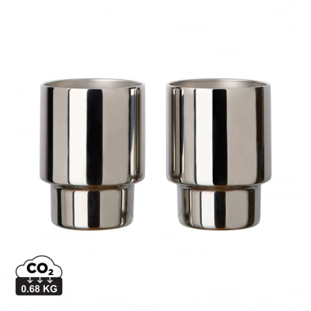 Noutati si inovatii - Set 2 cani VINGA Nagano RCS inox reciclat 160 ml