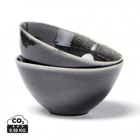 Casa si bucatarie - Set 2 boluri ceramica 15,5 cm, Vinga Nomimono