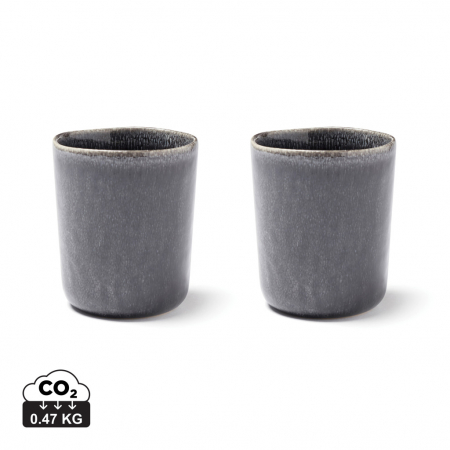 Bucatarie si servire - Set 2 cani ceramica realizate manual, Vinga Nomimono