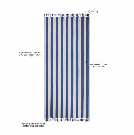 Prosop hammam VINGA Ornos bumbac reciclat GRS [4]