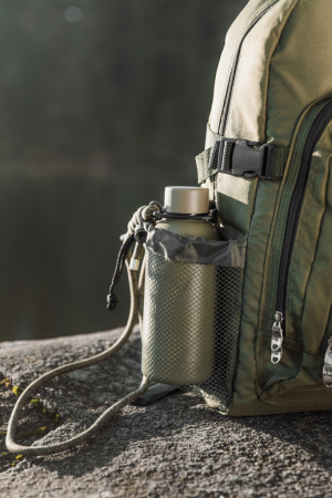 Sticla termos VINGA Parks RCS 400 ml, otel inoxidabil reciclat, pereti dubli, bretea umar [8]