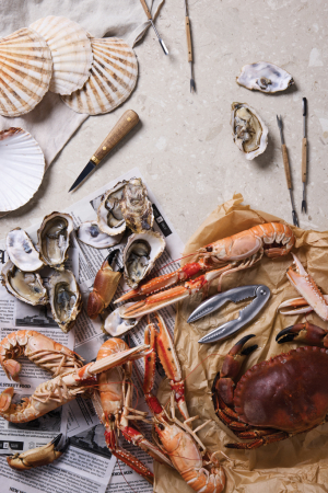 Set fructe de mare VINGA Story of Seafood – cutit stridii, spargator si furculite inox [5]