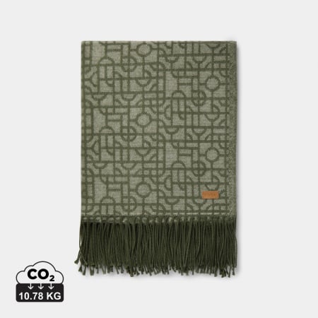 Textile si confort pentru casa - Patura VINGA Verso cu model geometric – eleganta si confortabila