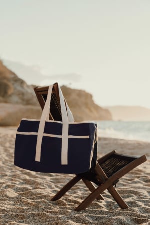 Geanta de plaja VINGA Volonne AWARE™ canvas reciclat 40L [8]