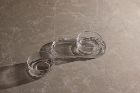 Set tapas VINGA York – 2 boluri sticla 250 ml cu tava eleganta [4]