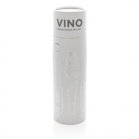 Set vin Vino Connoisseur 4 piese – tirbuson, dop vacuum, aerator, taietor folie [10]