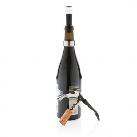 Set vin Vino Sommelier 3 piese – tirbuson, dop si inel anti-picurare [2]