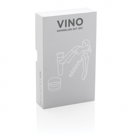 Set vin Vino Sommelier 3 piese – tirbuson, dop si inel anti-picurare [11]
