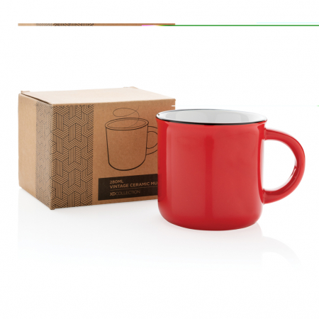 Cana vintage din ceramica, 280ml [4]