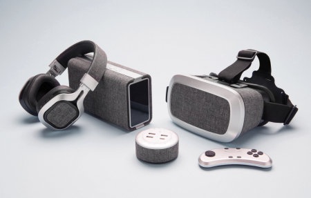 Casti wireless over-ear Vogue, material textil, pliabile [9]