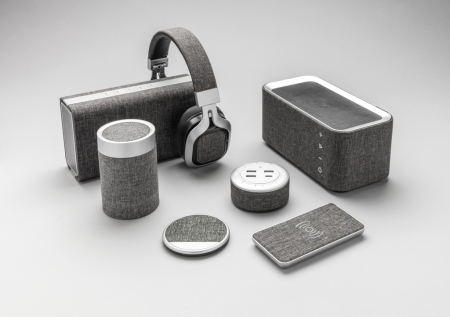 Casti wireless over-ear Vogue, material textil, pliabile [10]