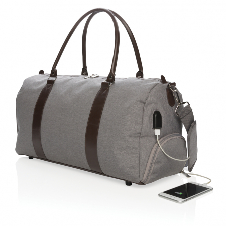 Geanta weekend 20L cu port USB A, poliester 600D [2]