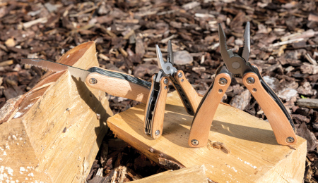 Multitool Wood din lemn de fag si inox cu 13 functii rezistente [9]