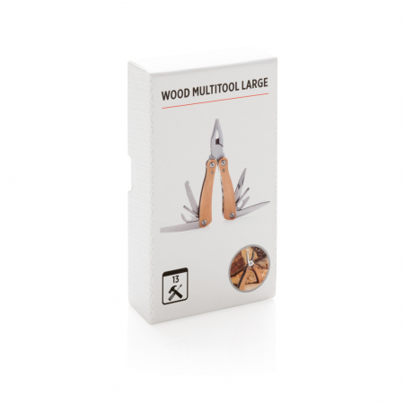 Multitool Wood din lemn de fag si inox cu 13 functii rezistente [15]