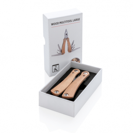 Multitool Wood din lemn de fag si inox cu 13 functii rezistente [3]