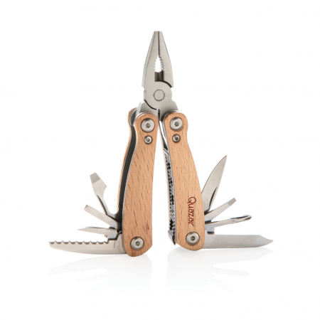 Multitool Wood Mini din lemn de fag si inox cu 12 functii [6]