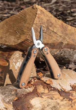 Multitool Wood Mini din lemn de fag si inox cu 12 functii [4]