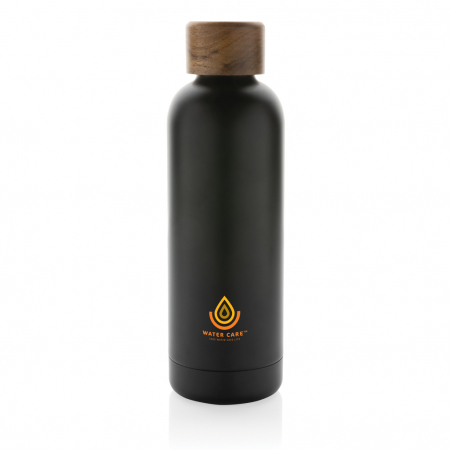 Sticla termos Wood inox reciclat RCS 500 ml cu capac lemn [4]