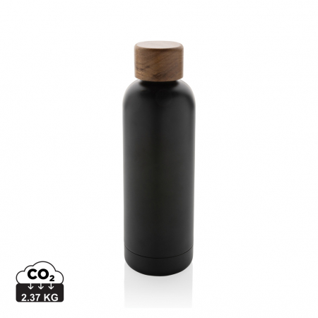 Sport si accesorii outdoor - Sticla termos Wood inox reciclat RCS 500 ml cu capac lemn