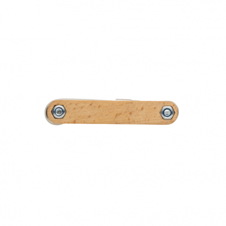Multitool hexagonal din lemn FSC® cu 9 functii si otel carbon rezistent [3]