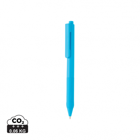 Birotica si papetarie - Pix X9 Solid cu grip silicon, cerneala albastra