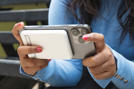 Powerbank magnetic wireless 5000 mAh bambus RCS, Zen [10]