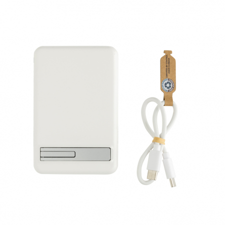 Powerbank magnetic wireless 5000 mAh bambus RCS, Zen [8]