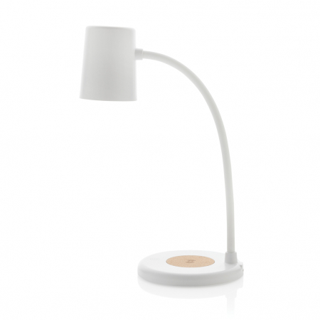 Lampa de birou Zenara RCS din plastic reciclat si pluta FSC, cu incarcator wireless 15W [3]