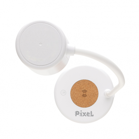 Lampa de birou Zenara RCS din plastic reciclat si pluta FSC, cu incarcator wireless 15W [12]