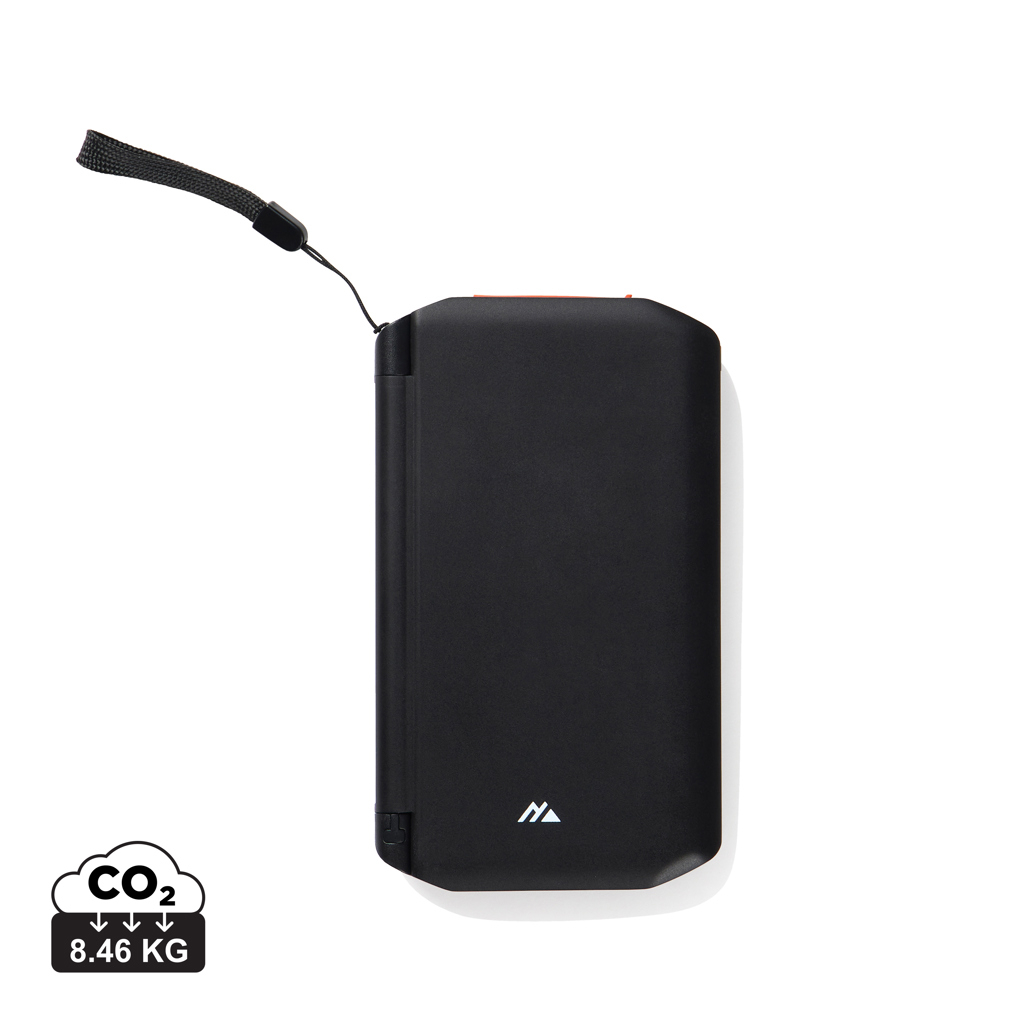 solar grădină preț Powerbank solar 10000mAh cu 3 panouri si incarcare rapida 20W Nordic Drift Titan negru