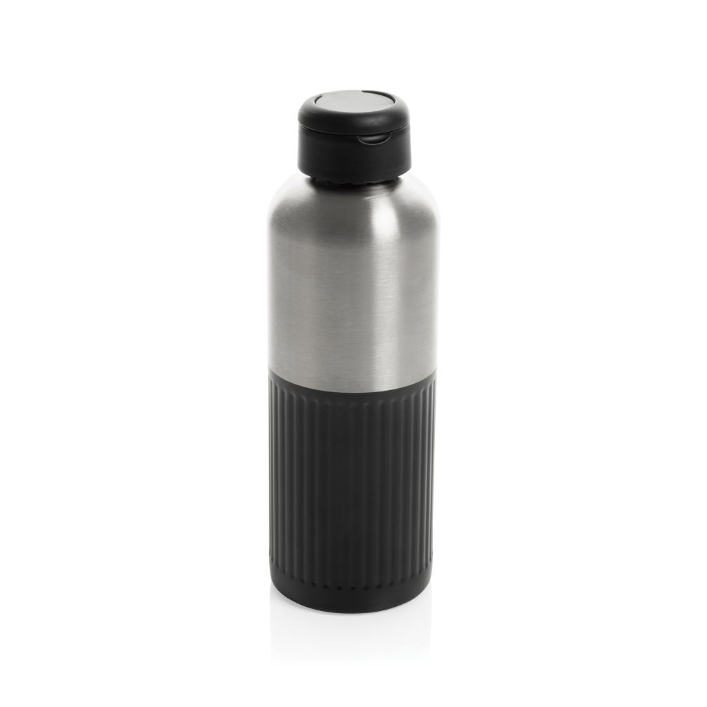 vitrina din sticla Sticla de apa din otel inoxidabil reciclat cu maner 750ML Ripple RCS R-steel negru