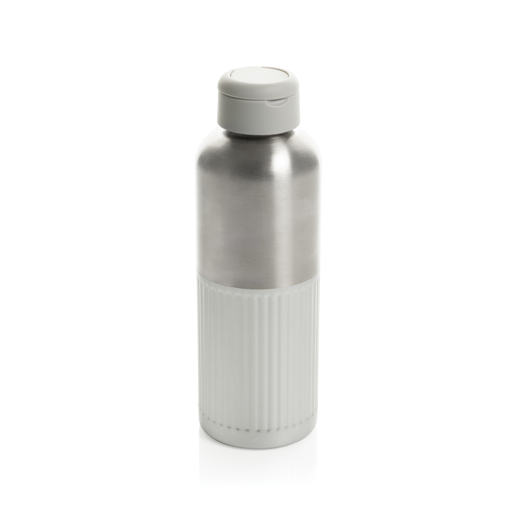 vitrina din sticla Sticla de apa din otel inoxidabil reciclat cu maner 750ML Ripple RCS R-steel gri