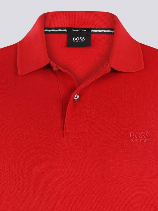 BOSS Tricou Polo barbatesc rosu [2]