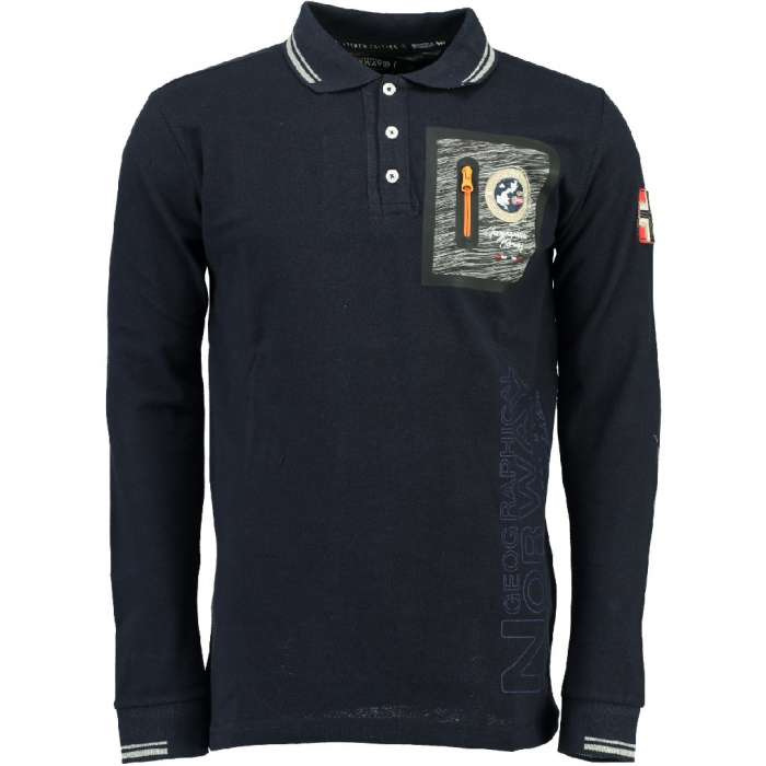 GEOGRAPHICAL NORWAY MAN POLO LONG SLEEVES [1]