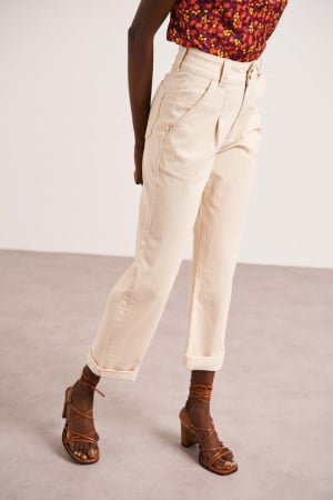 O.RAIJE Straight jeans highwaist ample [0]