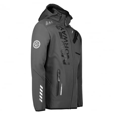 GEOGRAPHICAL NORWAY MAN SOFTSHELL MEN WITH DETACHABLE AND AJUSTABLE HOOD [2]