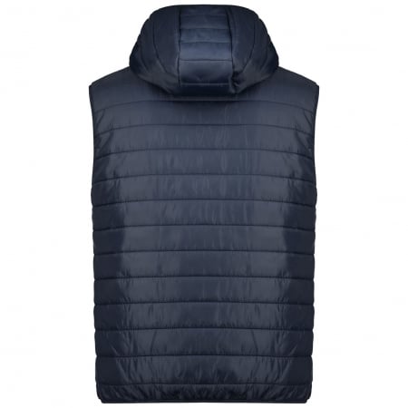 GEOGRAPHICAL NORWAY PADDED BODYWARMER WITH HOOD. [1]