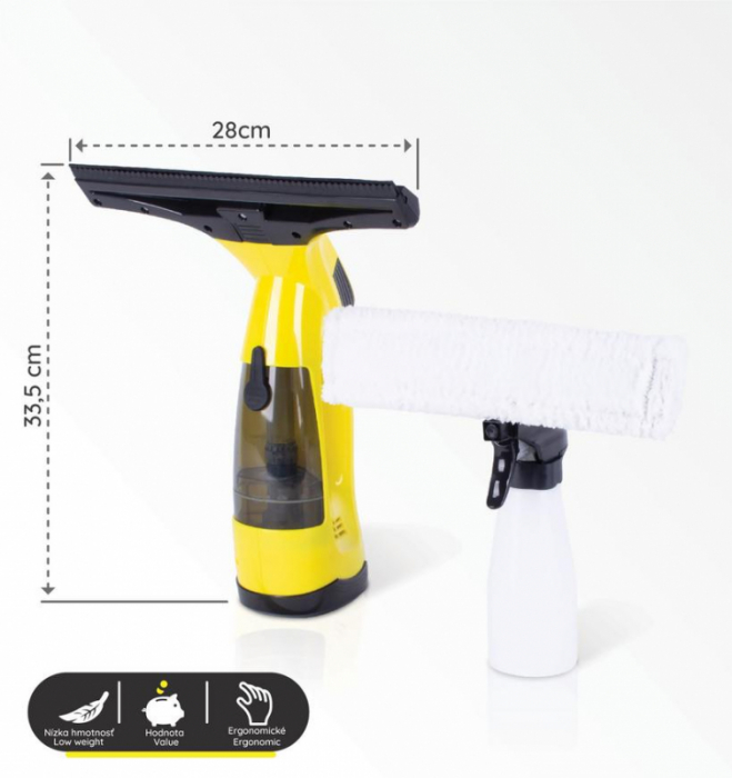 Aspirator, curatator de geamuri, cu acumulator [8]