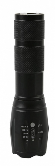 Lanterna cu acumulator Strend Pro Flashlight FL001, 150 lm, Aluminiu, 2200mAh, power bank, USB [2]