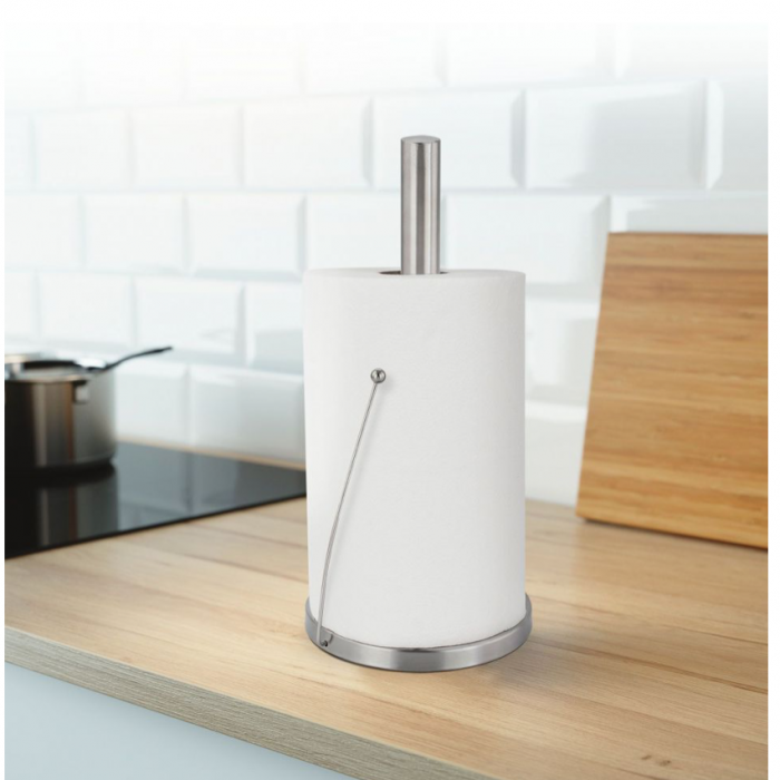 Suport din inox cu element de fixare pentru prosoape de bucatarie, 33x15 cm [4]