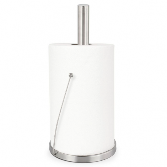 Suport din inox cu element de fixare pentru prosoape de bucatarie, 33x15 cm [3]