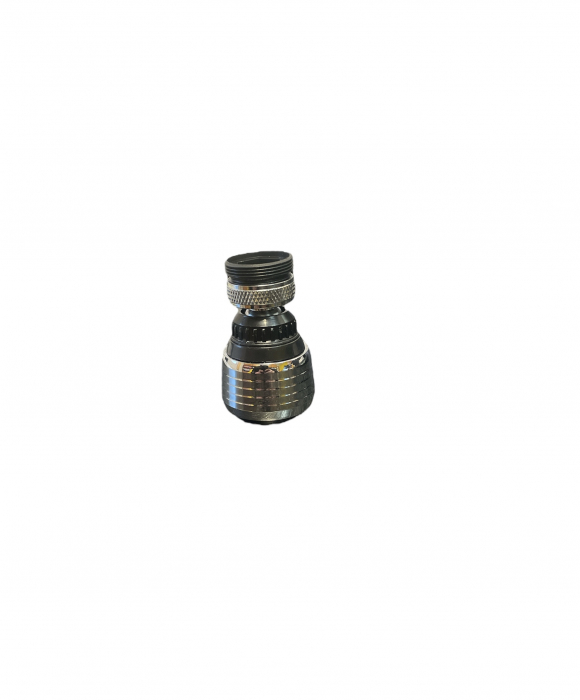 Aerator chiuveta cu 2 functii, Hydroland, Plastic, 5,5 cm, Argintiu [2]