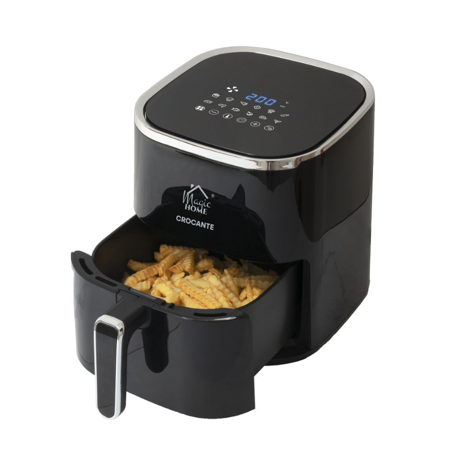 Air Fryer MagicHome Crocante, 5.0L, 1450W, 12 programe, timer [5]