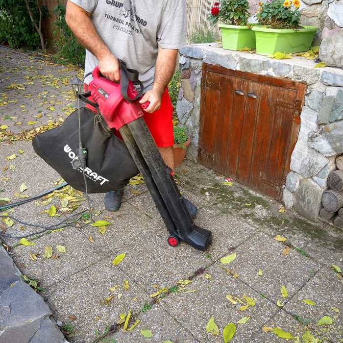 Aspirator si suflanta pentru frunze Worcraft cu rezervor de 45 de litrii [4]