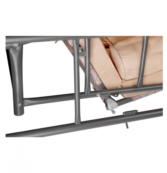 Balansoar de gradina ALIPASCHA Lux, 257x174x235 cm, maro, Strend Pro [3]