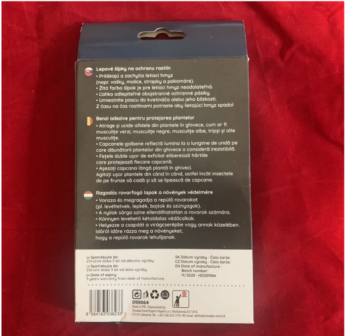 Benzi adezive Strend Pro, cu fete duble, pentru protejarea plantelor din ghivece [5]